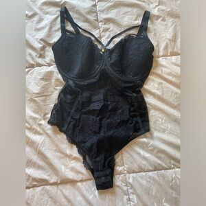 Pour Moi black bodysuit Uk36G US36I